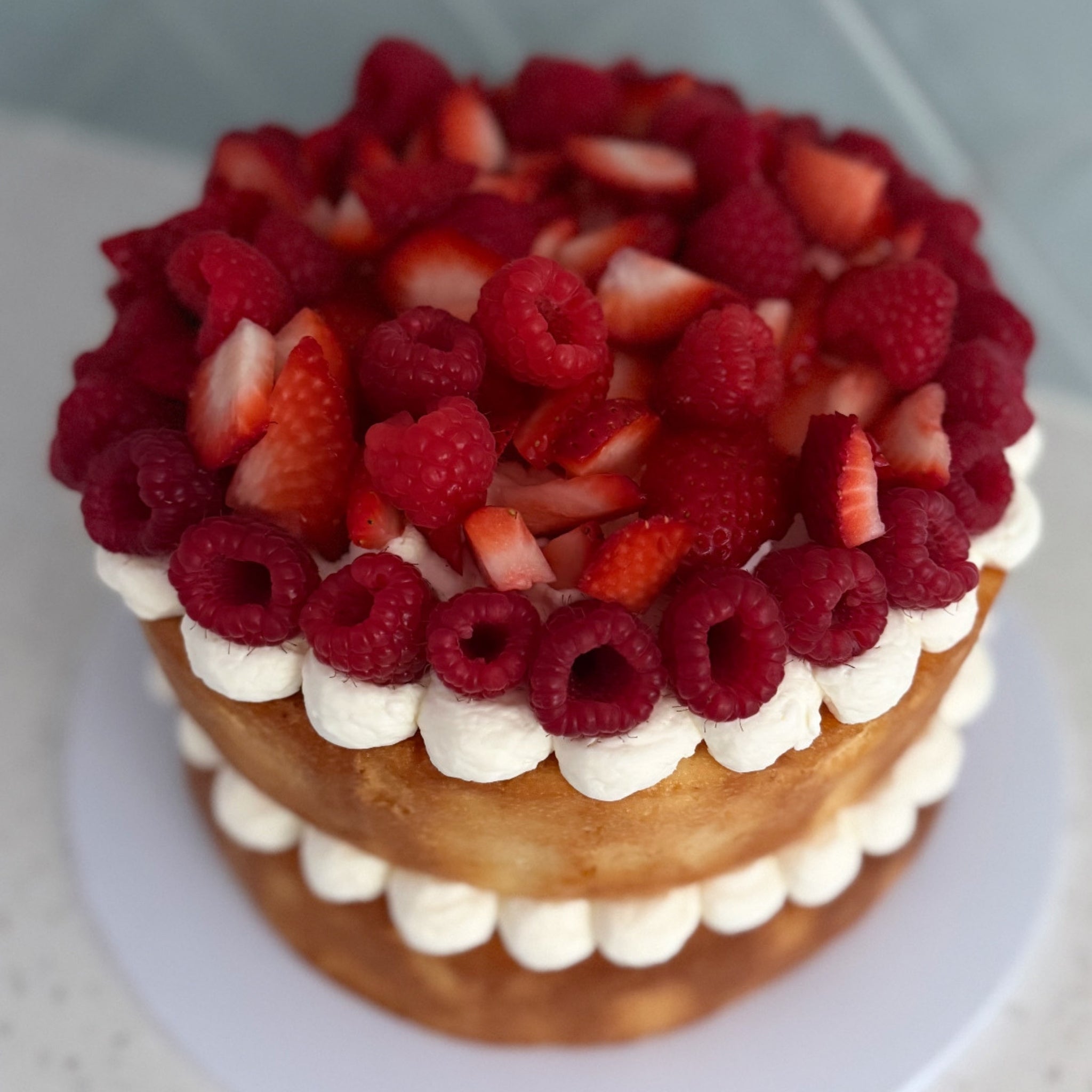 Berries and Cream Cake