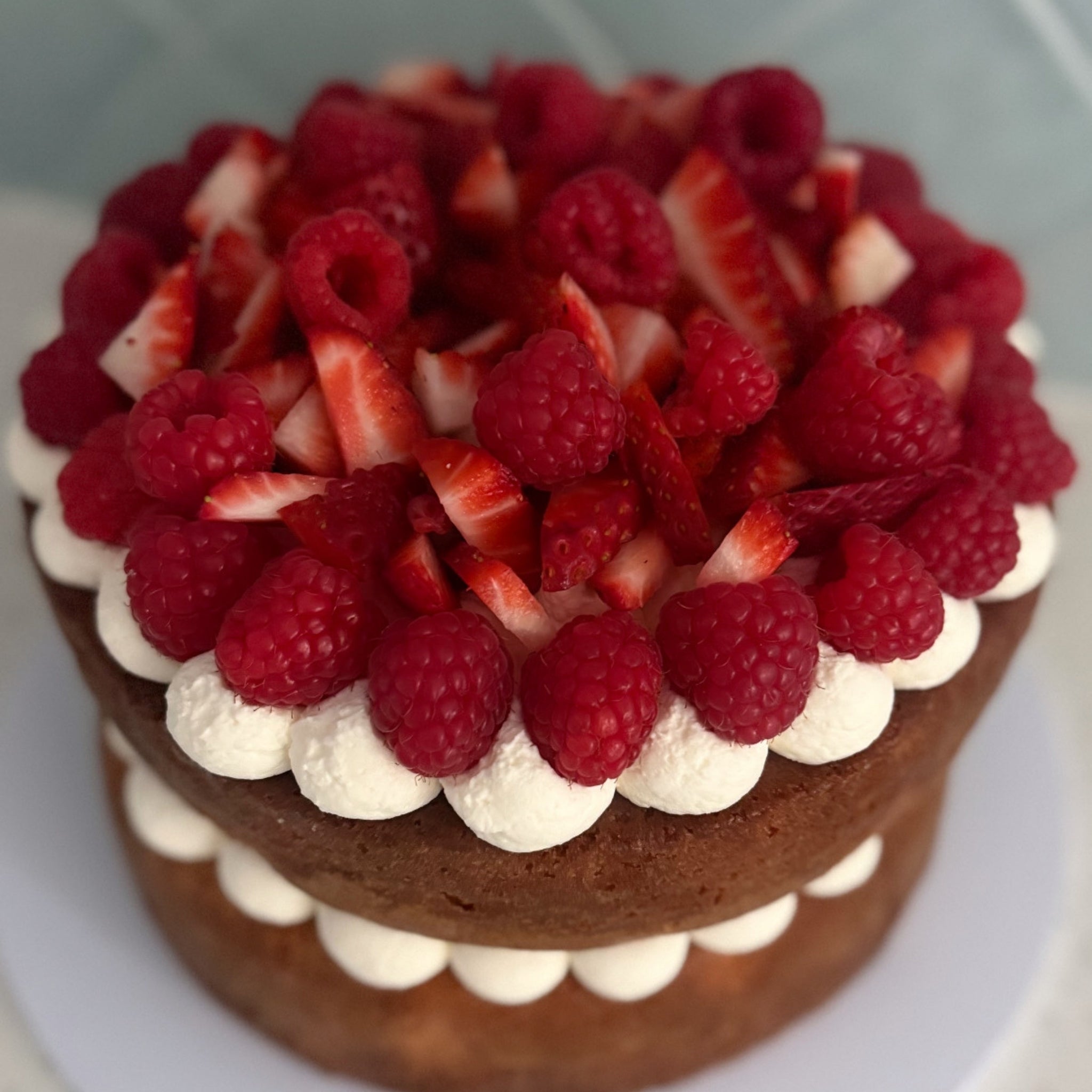 Berries and Cream Cake