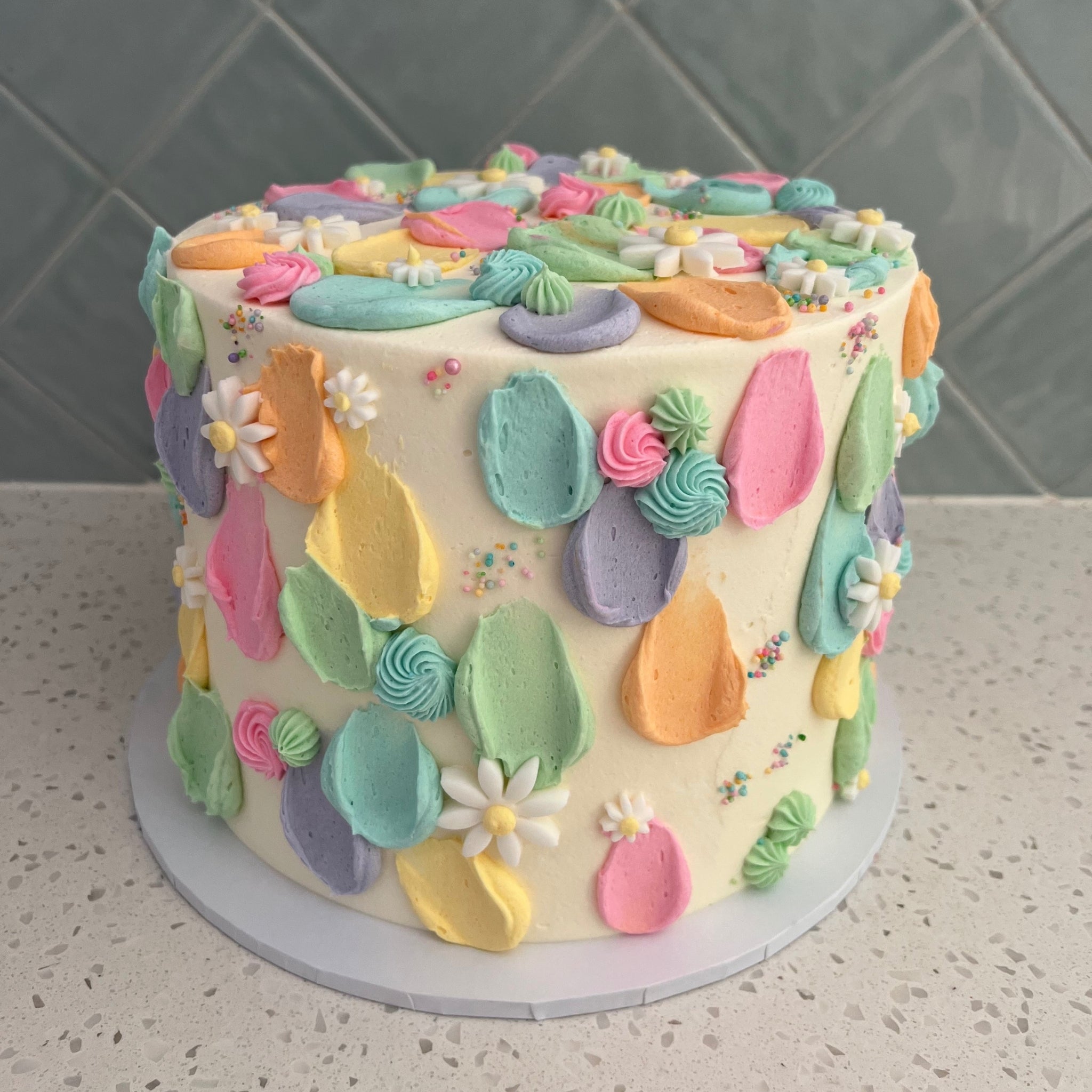 Buttercream Textured Cake