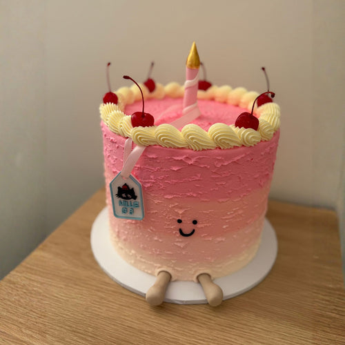 Cherry Jellycat Cake
