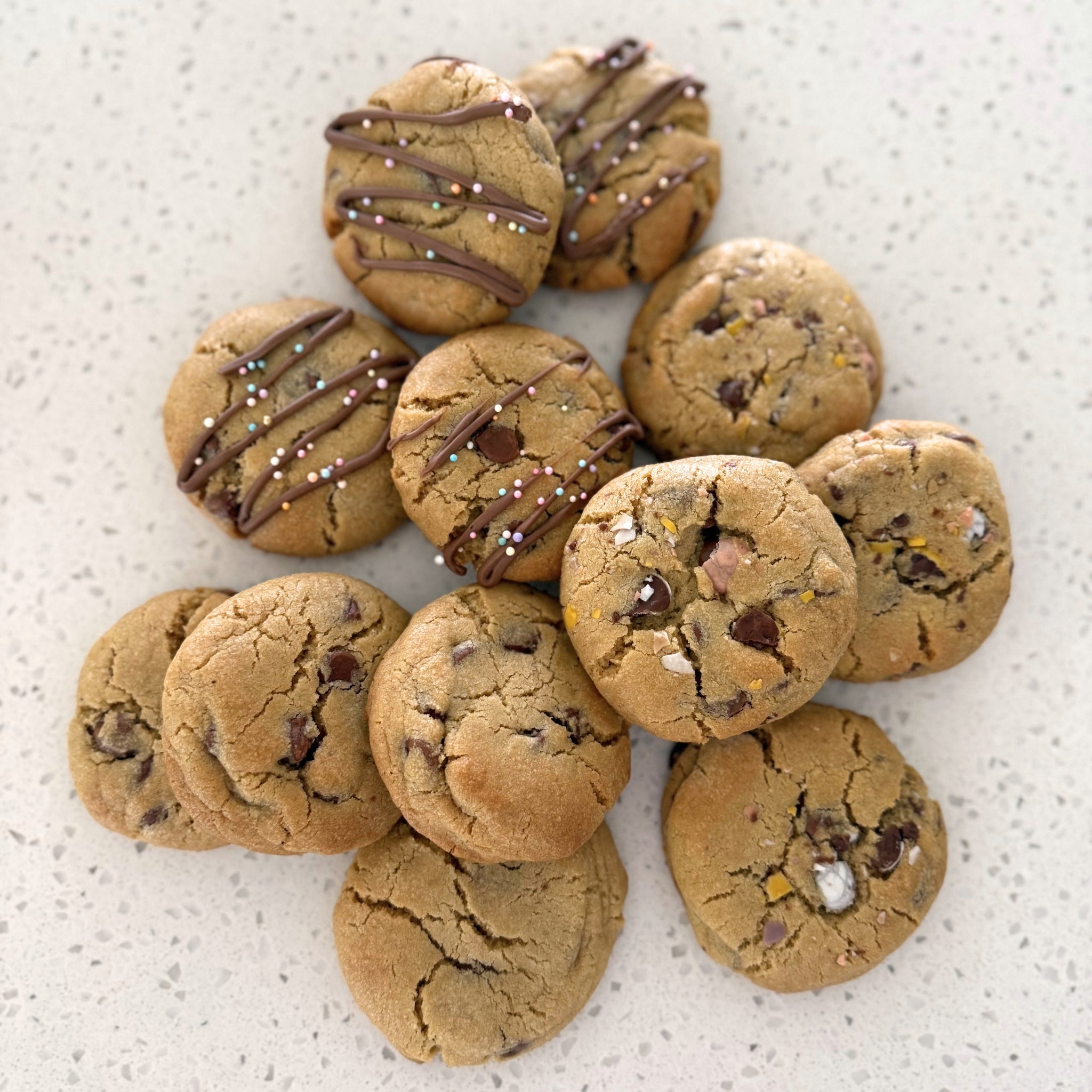 Easter Chunky Cookies