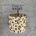 Golden Leopard Cake