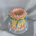Rainbow Hearts Cake
