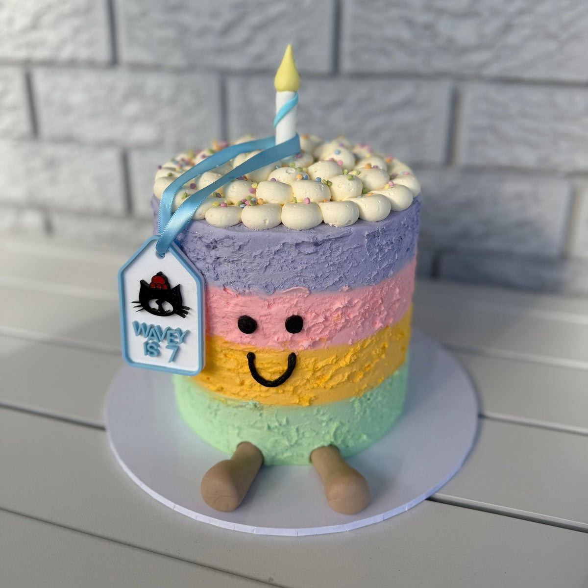Rainbow Jellycat Cake