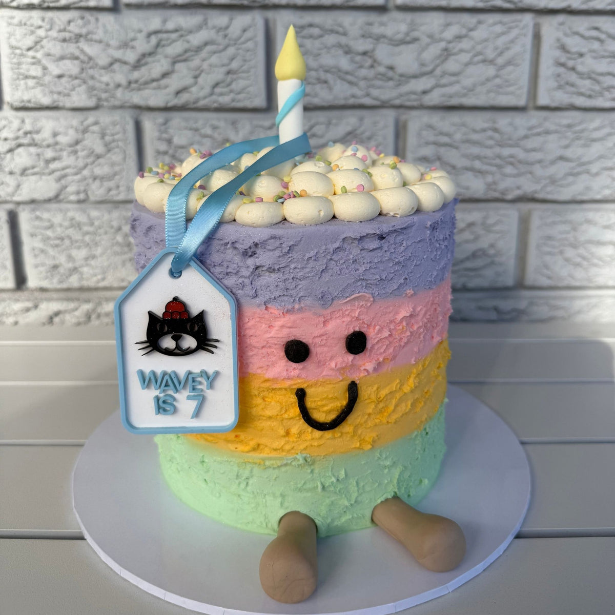 Rainbow Jellycat Cake